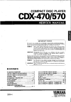 Yamaha CDX-470 - Service Manual 